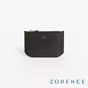 ZODENCE CRAFTSLIM進口真皮超薄零錢包  深灰