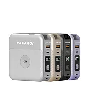 Papago 第三代10000 mAh功能無線充行動電源BS-WL720 白