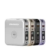 Papago 第三代10000 mAh功能無線充行動電源BS-WL720 紫
