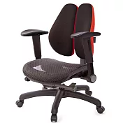 GXG 大網座 低雙背工學椅(摺疊滑面扶手) TW-3075 E1J