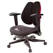 GXG 大網座 低雙背工學椅(電競腳/摺疊滑面扶手) TW-3075 KG1J