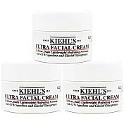 Kiehls 契爾氏 冰河醣蛋白舒敏修護保濕霜 7ml*3 (百貨專櫃貨)