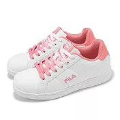 Fila 休閒鞋 Inheritance 2 女鞋 白 粉 低筒 小白鞋 情侶鞋 斐樂 5C323Z155 23cm WHITE/PINK