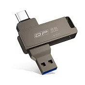 QIAPIN USB 3.0/Type-C 雙介面高速隨身碟(深灰) - 256GB 電腦隨身碟 手機隨身碟 - 256GB
