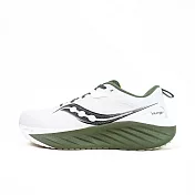 Saucony Triumph 22 [S20964-136] 男 慢跑鞋 彈力 支撐 緩震 白 綠