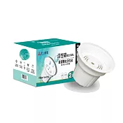元山 麥飯石顆粒活性碳活水濾心增值款 YS-6722 二入組
