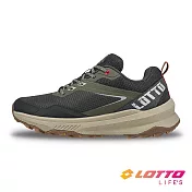 【LOTTO 義大利】男 寬楦  CT 450 防潑水多功能野徑徒步鞋- 25.5cm 綠