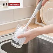 【日本Imakara】多功能雙頭式長柄杯刷/瓶刷