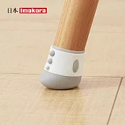 【日本Imakara】萌爪造型矽膠降噪防刮桌椅腳保護套(4個/包)-3包組- 白
