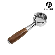 【zeroHero】義式咖啡機雙耳無底手柄58mm-胡桃木款