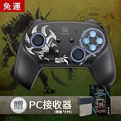 GAME’NIR PC Switch 七代 ProX-Legend7Ds 傳說特仕Ds版 荒嶺/雷爪 喚醒NFC刷amiibo 獵人遊戲手把控制器 玩魔物推薦 雷爪(贈手把接收器)