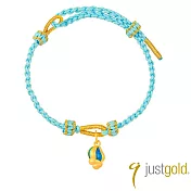 【Just Gold 鎮金店】海洋之韻-海螺 黃金手繩(網路限定)