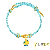 【Just Gold 鎮金店】海洋之韻-回音螺 黃金手繩(網路限定)