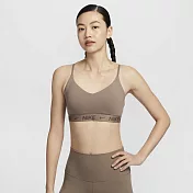 NIKE AS W NK DF INDY LGT SPT BRA 女運動內衣-FD1063233 XS 棕色