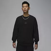 NIKE AS M J FLT FLC CREW 男圓領套頭衫-FV7260010 2XL 黑色