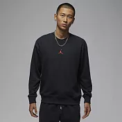 NIKE AS M J FLC CREW GCEL 男圓領套頭衫-IB5605010 L 黑色