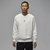 NIKE AS M J FLC CREW GCEL 男圓領套頭衫-IB5605133 L 白色