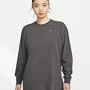 NIKE AS W NSW LS TOP GCEL 女長袖上衣-IB1958261 L 灰色