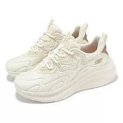 Skechers 休閒鞋 Bobs Chaos HI-Radiant Shine 女鞋 米白 金 厚底 緩衝 運動鞋 117513OFWT
