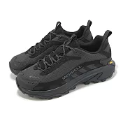 Merrell 登山鞋 Moab Speed 2 GTX 男鞋 黑 防水 黃金大底 抓地 緩衝 戶外鞋 ML037513