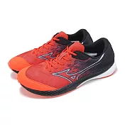 Mizuno 競速跑鞋 Wave Duel 4 男鞋 黑 紅 輕量 回彈 運動鞋 美津濃 U1GD2550-06