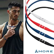 &MORE愛迪莫 Pulsation 脈動能量項鍊  M 黑色