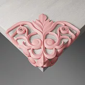 渦卷紋護角  防撞桌角 (柔和桃)