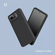 犀牛盾 ASUS Zenfone 12 Ultra (6.78吋) SolidSuit 經典防摔背蓋手機保護殼- 經典黑