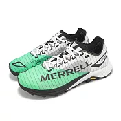 Merrell 越野跑鞋 MTL Long Sky 2 Matryx 男鞋 白 黑 綠 回彈 抓地 戶外 運動鞋 ML500623 25.5cm WHITE/TURQUOISE