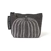 草間彌生 黑南瓜 化妝包 大 Pouches  Yayoi Kusama, Black Pumpkin