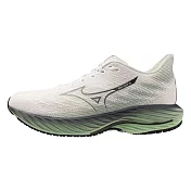 Mizuno Wave Rider 28 Sw [J1GC240460] 男 慢跑鞋 超寬楦 彈力 支撐 緩震 米 綠