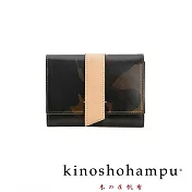 kinoshohampu CAMO義大利植物鞣牛皮扣式短夾  迷彩