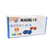MAGBLOX® 美學磁力片磁力車車  繽紛橘藍 (2pcs) (橘/藍)