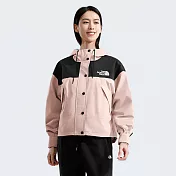 The North Face W REIGN ON JACKET - AP 女防水外套-NF0A8DGKHZI L 粉紅色