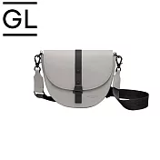 GASTON LUGA Moon Crossbody月亮型斜挎包 側背包 斜背包 灰褐色