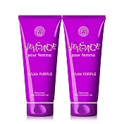 【短效品】Versace 凡賽斯 狄倫紫女性沐浴凝露(200ml)X2入