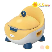 【Kikimmy】 蛋型兒童輔助學習馬桶  黃色