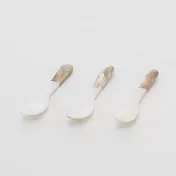珍珠母貝 鑲嵌貝螺抹刀/湯匙ANJESS Heritage Series- Caviar Spatula combined conch shell 抹刀
