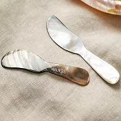 珍珠母貝 黑色翡翠貽貝餐具- 抹刀