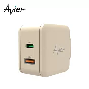 【Avier】One Step Terra 35W 氮化鎵快充 充電器 | 電源供應器  奶茶棕