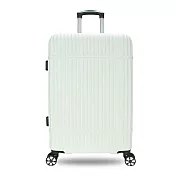 【DF travel】 均一價 24吋/28吋行李箱旅行箱 威尼斯Plus/愛丁堡/波士頓/佛羅倫薩/摩納哥/聖彼得系列 - 多款任選 摩納哥28吋-白色