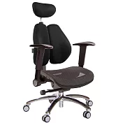 GXG 高雙背工學 電腦椅(鋁腳/摺疊升降扶手)  TW-3076 LUA1