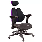 GXG 高雙背工學 電腦椅(電競腳/4D弧面摺疊手)  TW-3076 KGA1D