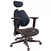 GXG 高雙背工學 電腦椅(電競腳/4D平面摺疊手)  TW-3076 KGA1H