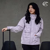ADISI 女單件式防水防風透氣保暖外套(可拆帽) AJ2421052 (S-2XL)｜刷毛 防潑水 防水外套 S 薰衣草紫