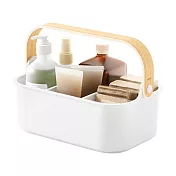 《Umbra》Bellwood木柄收納置物籃 | 整理籃 置物籃 儲物箱 - 雲朵白28.5cm