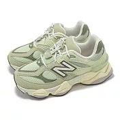 New Balance NB 休閒鞋 9060 中童 寬楦 橄欖石 苔綠 拼接 緩衝 運動鞋 PV9060EE-W