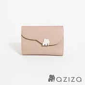 aziza UNA釦式中夾  卡其駝