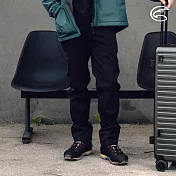 ADISI 男Softshell撥水保暖長褲 AP2421024 (M-2XL)｜2L 刷毛 搖粒絨 防潑水 彈性 快乾 軟殼 休閒褲 M 水手黑
