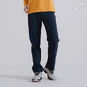 ADISI 男Softshell撥水保暖長褲 AP2421024 (M-2XL)｜2L 刷毛 搖粒絨 防潑水 彈性 快乾 軟殼 休閒褲 L 深藍色